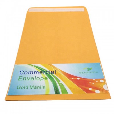 C4 Self Seal Pocket Gold Manila Commercial Envelope Kraft Envelope