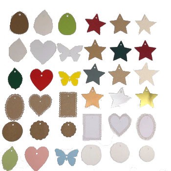 Amazon Top Selling DIY Craft Fancy Paper Cut-Out Tag