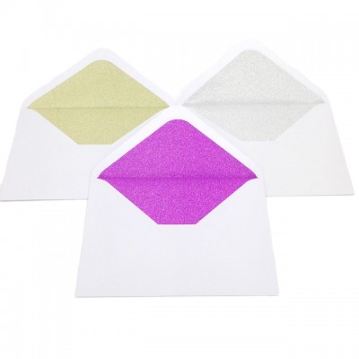 Glitter Lined Envelope Glitter Lining Envelope