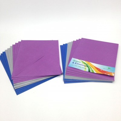 4x6 inch Blank Colored Envelope And Card