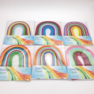 500pcs 5mmx30cm Color Quilling Paper For Handcraft