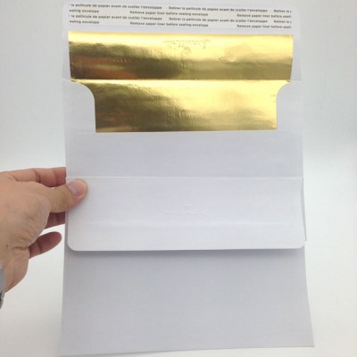 C5 Gold Foil Lining Envelope Lined Envelope