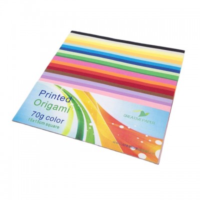 20 Colors 70gsm Origami Paper for DIY Craft and Punch