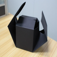 black cardboard paper